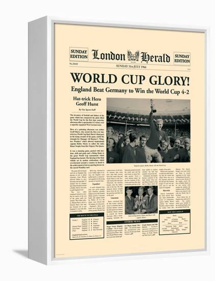 1966 World Cup-The Vintage Collection-Framed Stretched Canvas