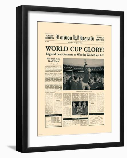 1966 World Cup-The Vintage Collection-Framed Art Print