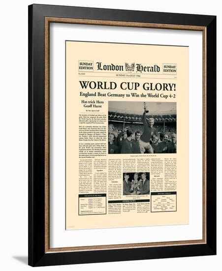 1966 World Cup-The Vintage Collection-Framed Art Print