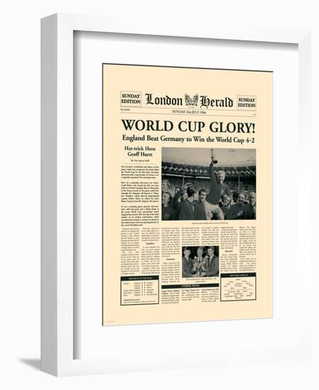 1966 World Cup-The Vintage Collection-Framed Premium Giclee Print