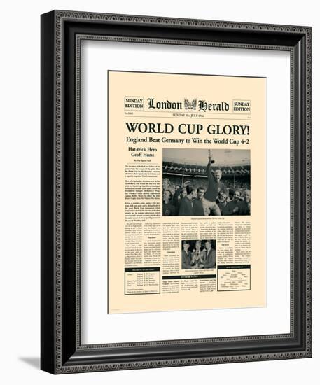 1966 World Cup-The Vintage Collection-Framed Premium Giclee Print