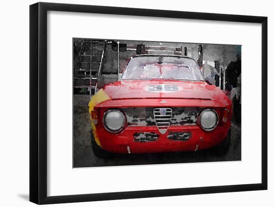 1967 Alfa Romeo GTV Watercolor-NaxArt-Framed Art Print