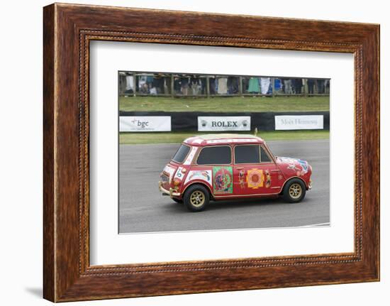 1967 Austin Mini Cooper S owned by Beatle George Harrison-null-Framed Photographic Print