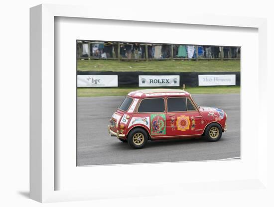 1967 Austin Mini Cooper S owned by Beatle George Harrison-null-Framed Photographic Print