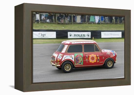 1967 Austin Mini Cooper S owned by Beatle George Harrison-null-Framed Premier Image Canvas