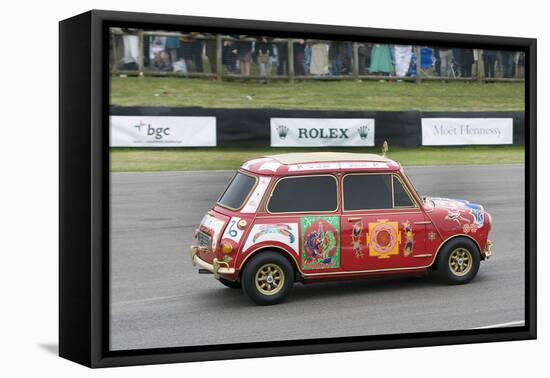 1967 Austin Mini Cooper S owned by Beatle George Harrison-null-Framed Premier Image Canvas