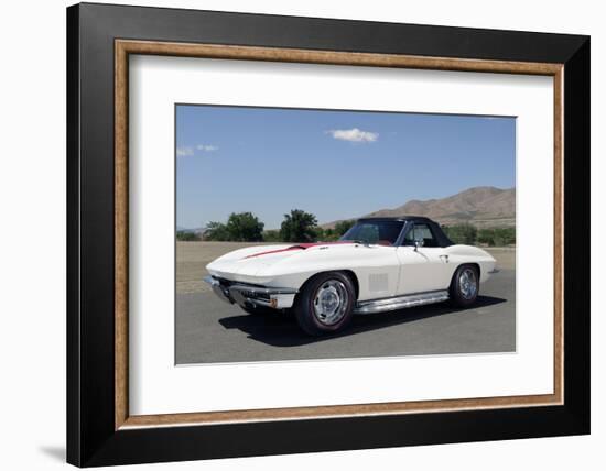 1967 Chevrolet Corvette CV 427-S. Clay-Framed Photographic Print