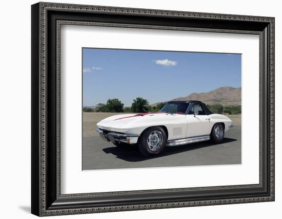 1967 Chevrolet Corvette CV 427-S. Clay-Framed Photographic Print