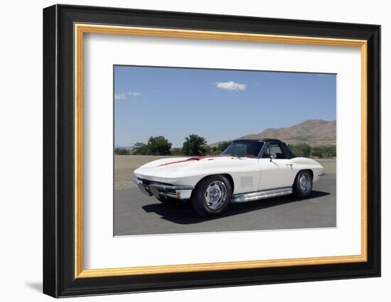 1967 Chevrolet Corvette CV 427-S. Clay-Framed Photographic Print