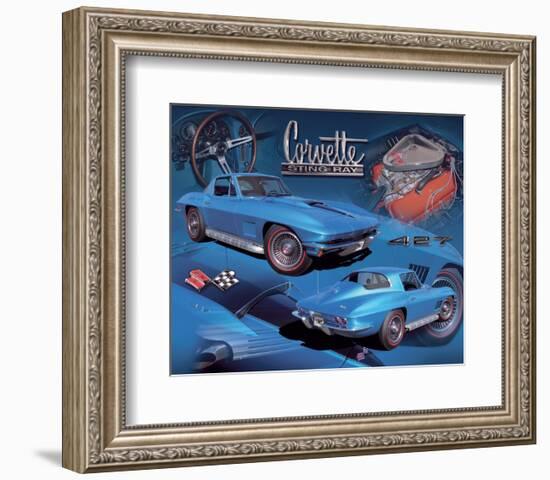 1967 Corvette-null-Framed Art Print
