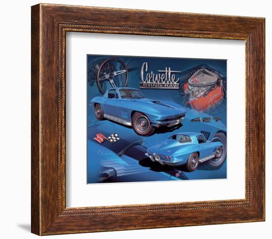 1967 Corvette-null-Framed Art Print