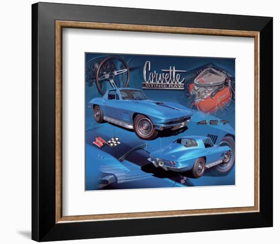 1967 Corvette-null-Framed Art Print