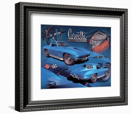 1967 Corvette-null-Framed Art Print