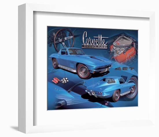 1967 Corvette-null-Framed Art Print