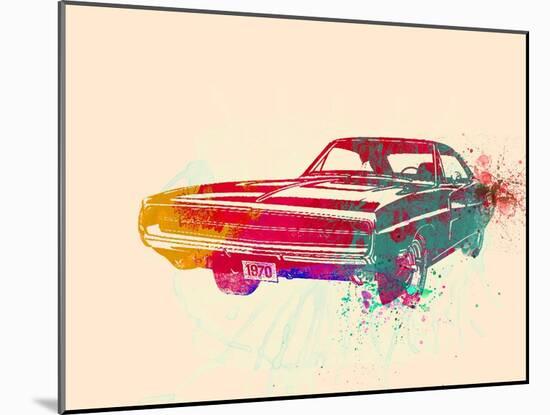 1967 Dodge Charger 1-NaxArt-Mounted Art Print