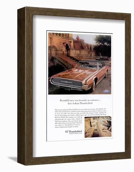 1967 First 4-Door Thunderbird-null-Framed Premium Giclee Print