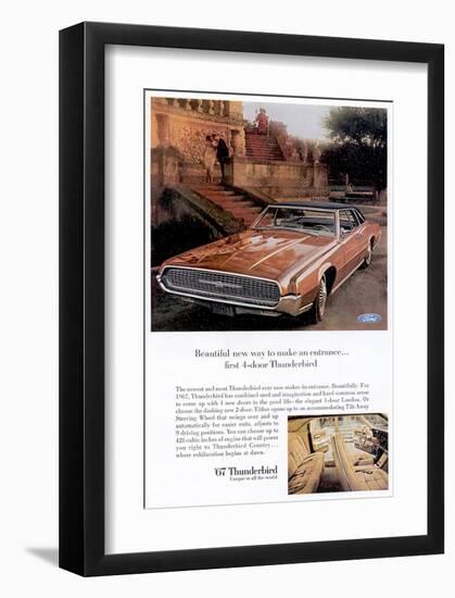 1967 First 4-Door Thunderbird-null-Framed Art Print