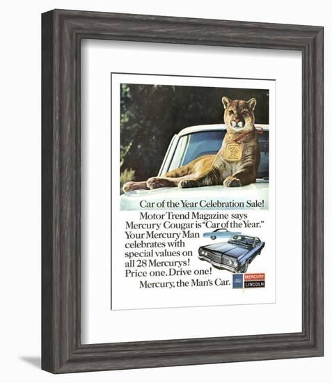 1967 Mercury - Car of the Year-null-Framed Premium Giclee Print