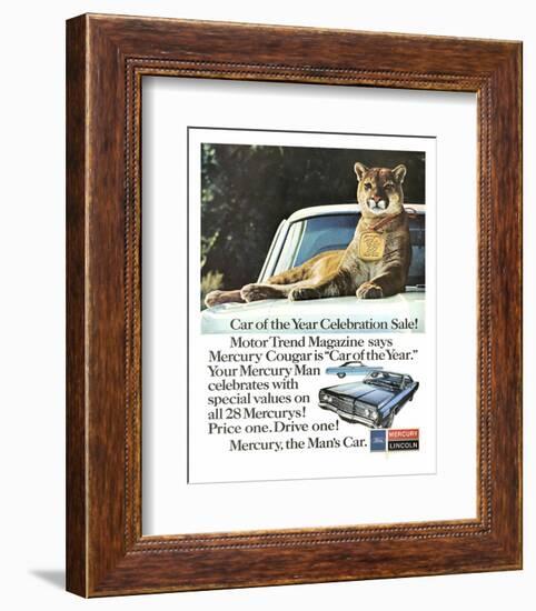 1967 Mercury - Car of the Year-null-Framed Premium Giclee Print