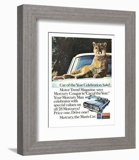 1967 Mercury - Car of the Year-null-Framed Premium Giclee Print