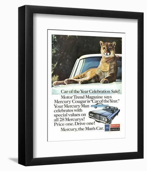 1967 Mercury - Car of the Year-null-Framed Art Print