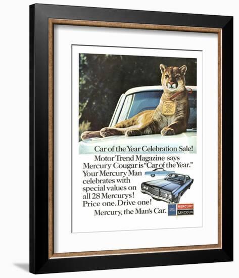 1967 Mercury - Car of the Year-null-Framed Art Print