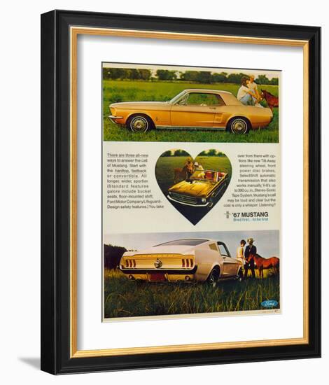 1967 The Call of Mustang-null-Framed Art Print