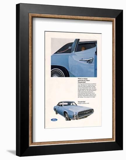 1967 Thunderbird New 4-Door-null-Framed Premium Giclee Print