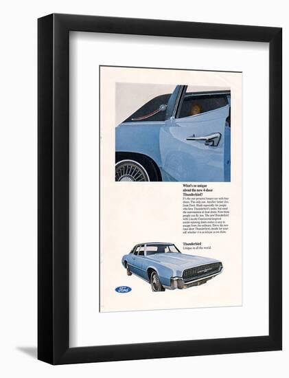 1967 Thunderbird New 4-Door-null-Framed Premium Giclee Print