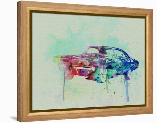 1968 Dodge Charger-NaxArt-Framed Stretched Canvas