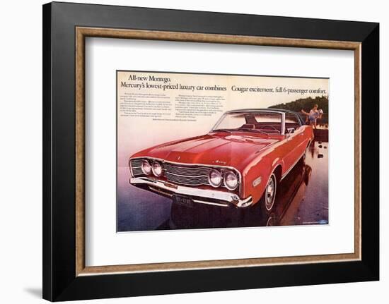 1968 Mercury - Cougar Montego-null-Framed Premium Giclee Print