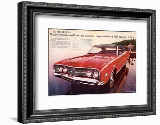 1968 Mercury - Cougar Montego-null-Framed Premium Giclee Print