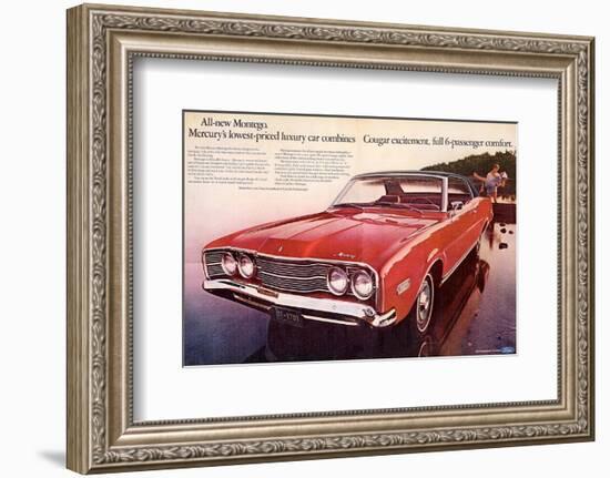 1968 Mercury - Cougar Montego-null-Framed Art Print