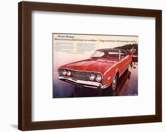 1968 Mercury - Cougar Montego-null-Framed Art Print