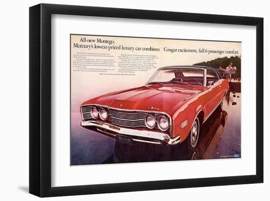 1968 Mercury - Cougar Montego-null-Framed Art Print