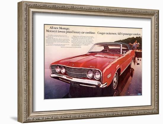 1968 Mercury - Cougar Montego-null-Framed Art Print