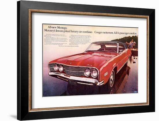 1968 Mercury - Cougar Montego-null-Framed Art Print