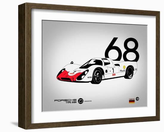 1968 Porsche 908-NaxArt-Framed Art Print