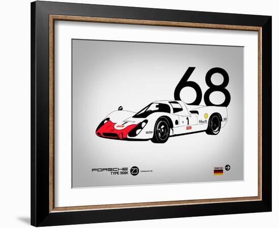 1968 Porsche 908-NaxArt-Framed Art Print