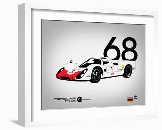 1968 Porsche 908-NaxArt-Framed Art Print