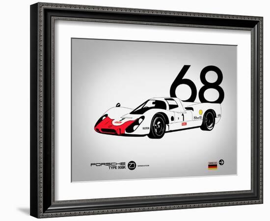 1968 Porsche 908-NaxArt-Framed Art Print