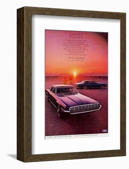 1968 Thunderbird for 5 or 6-null-Framed Art Print