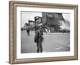 1968 Washington D.C. Riot Aftermath-Warren K. Leffler-Framed Photo