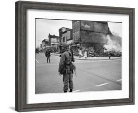 1968 Washington D.C. Riot Aftermath-Warren K. Leffler-Framed Photo