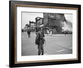 1968 Washington D.C. Riot Aftermath-Warren K. Leffler-Framed Photo