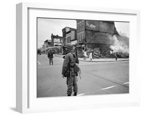 1968 Washington D.C. Riot Aftermath-Warren K. Leffler-Framed Photo