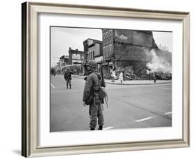 1968 Washington D.C. Riot Aftermath-Warren K. Leffler-Framed Photo
