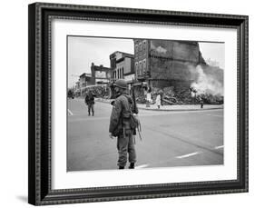 1968 Washington D.C. Riot Aftermath-Warren K. Leffler-Framed Photo