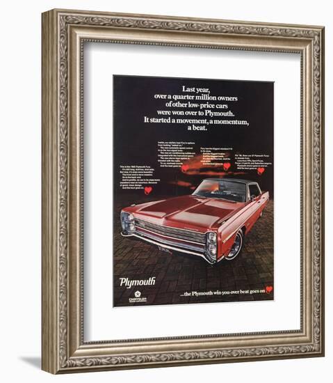 1968Plymouth Fury-Beat Goes On-null-Framed Art Print