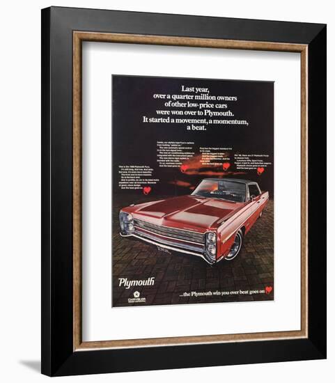 1968Plymouth Fury-Beat Goes On-null-Framed Art Print